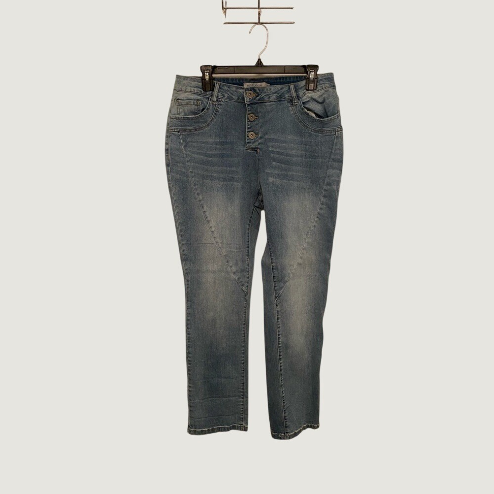 MISSLOOK button fly jeans 32x31 size 3XL